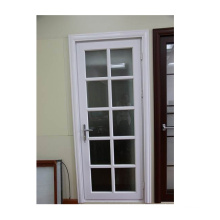 Customized pvc/upvc interior glass casement door